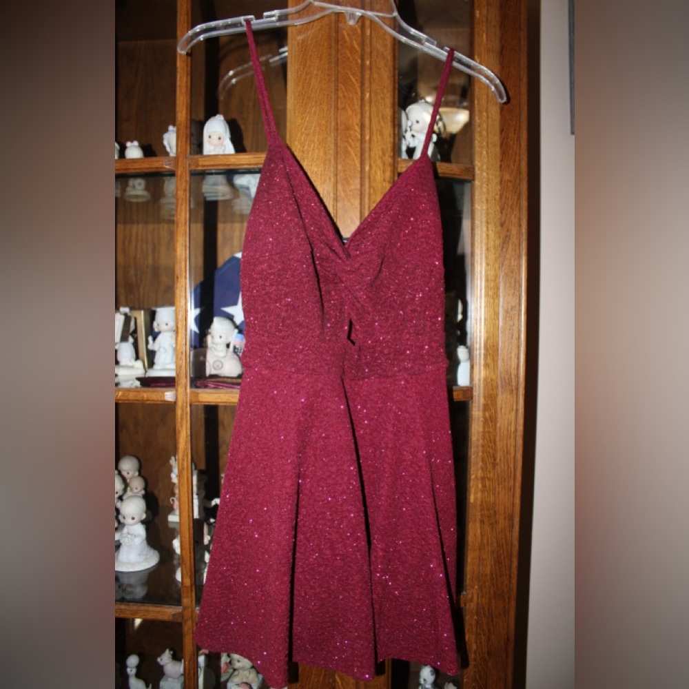 Red Sparkling HOCO Dress